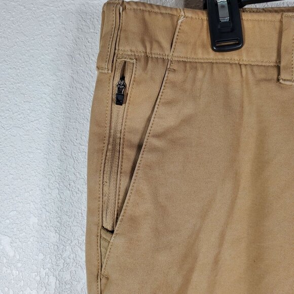Eddie Bauer Mens 36x32 Chino Classic Fit Pants Khaki Lightweight Stretch - Picture 9 of 11